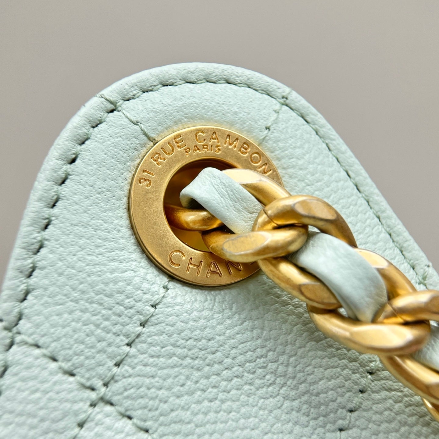 25 Hobo Bag Mint Green Caviar Leather - Level X