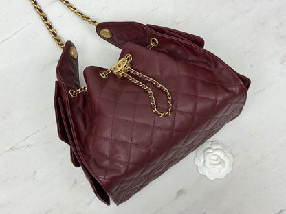25 Hobo Bag Wine Red Caviar Leather - Level 5