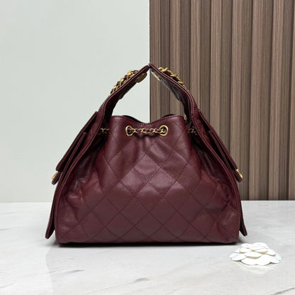 25 Hobo Bag Wine Red Caviar Leather - Level 5