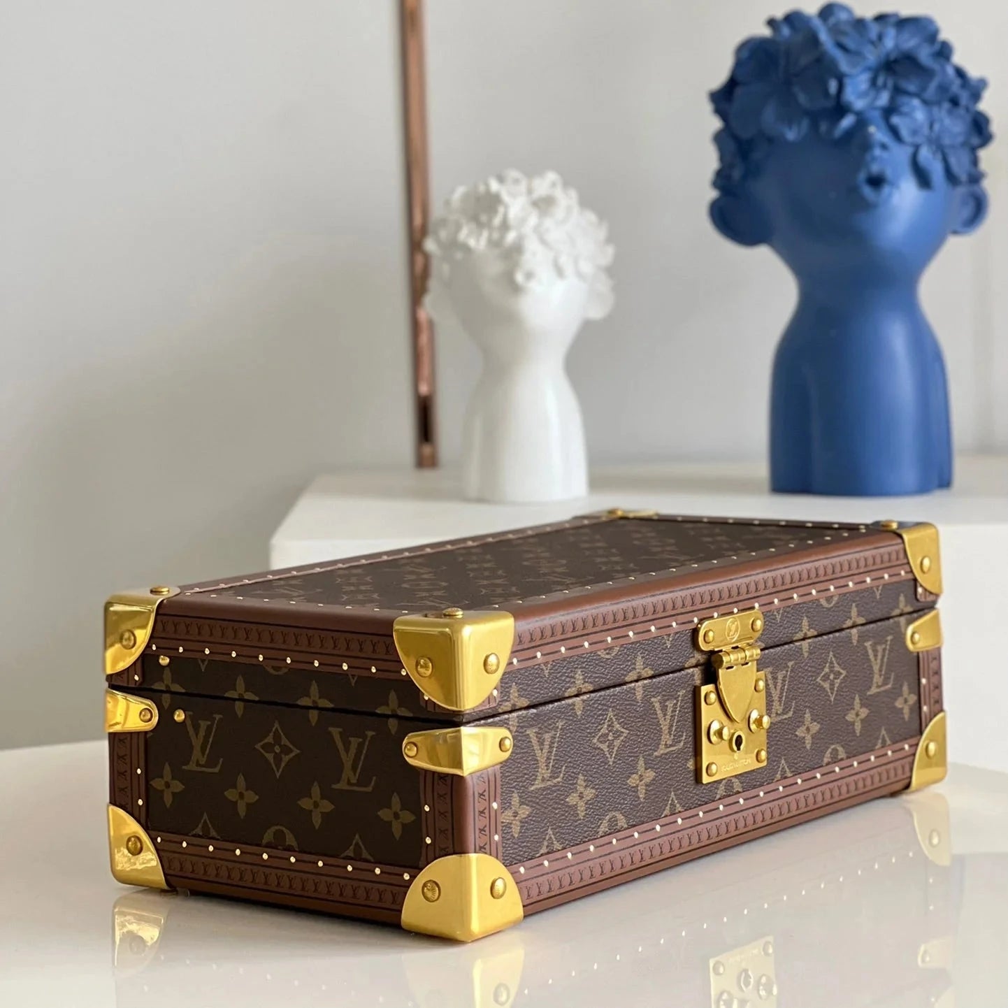 Brown Monogram 8 Watch Box LOU