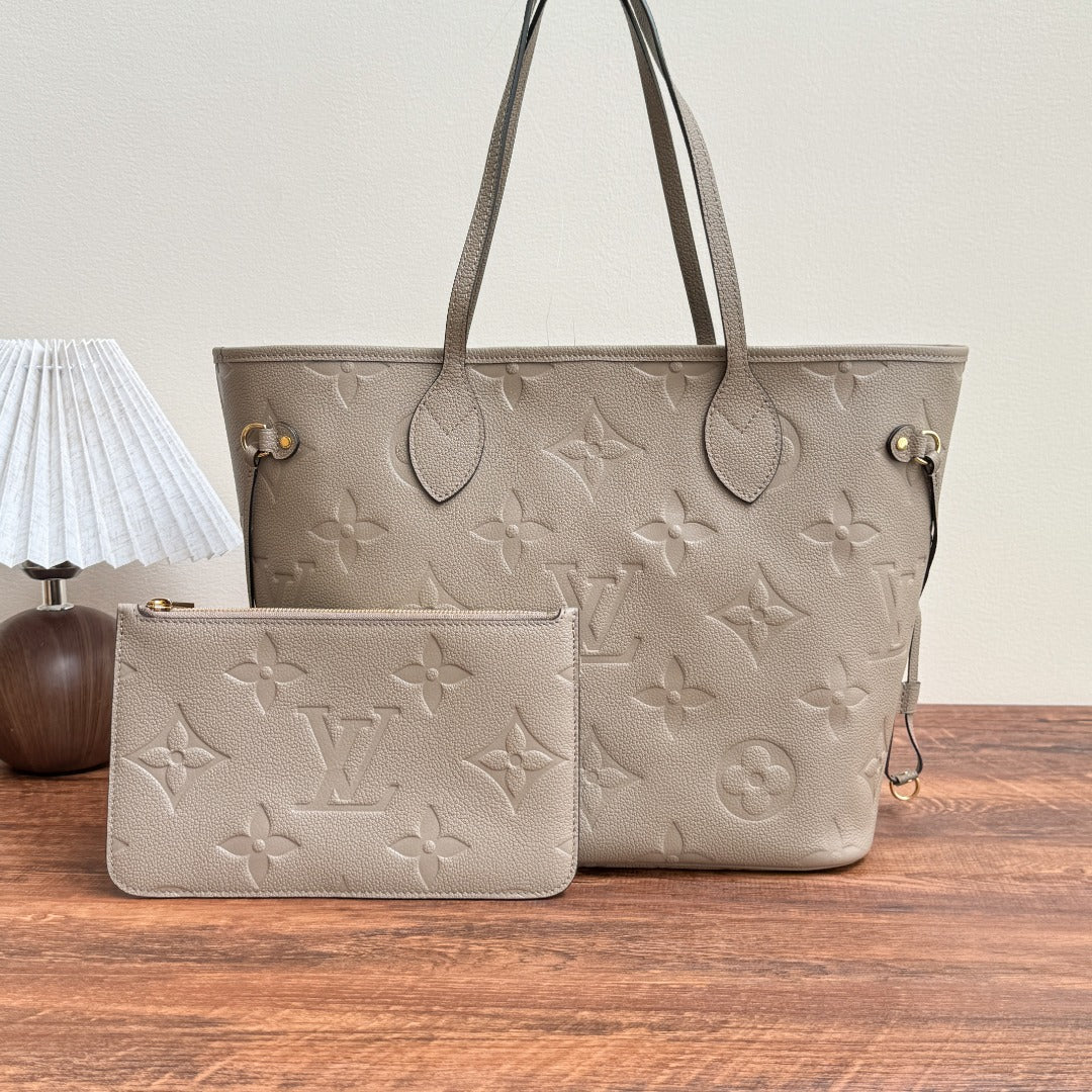 Neverfull MM Turtledove Empreinte Leather - Level X