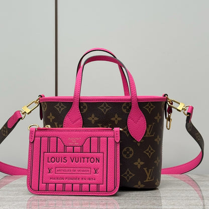 Neverfull Inside Out BB Pink Leather - Level 5