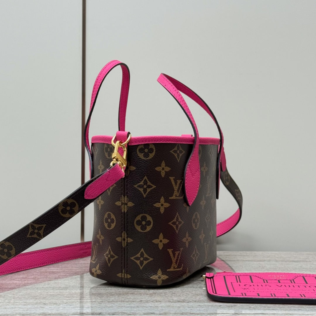 Neverfull Inside Out BB Pink Leather - Level 5