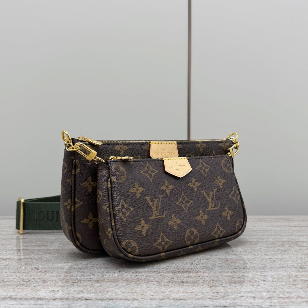 Green Strap Multi Pochette - Level X
