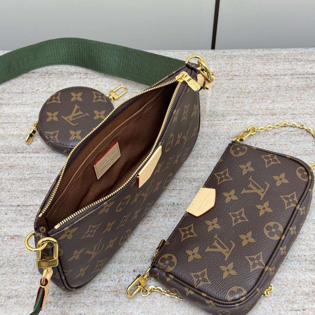 Green Strap Multi Pochette - Level X
