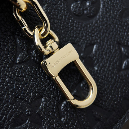 Pochette Metis East West Black Empreinte Leather - Level X