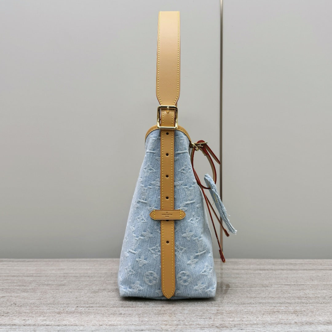 Denim Carryall PM Hobo Bag - Level X
