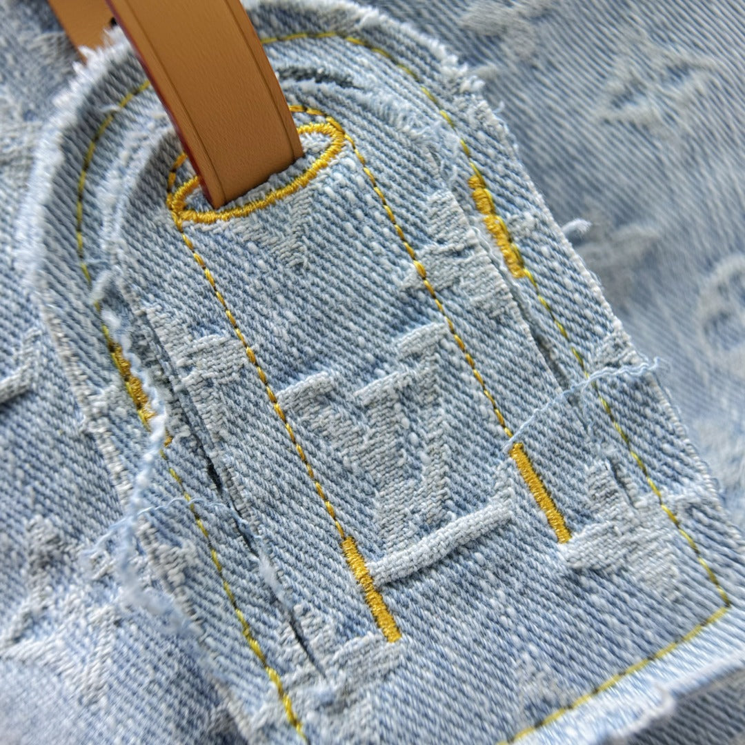 Denim Carryall PM Hobo Bag - Level X