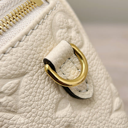 Mini Bumbag White Empreinte Leather - Level X