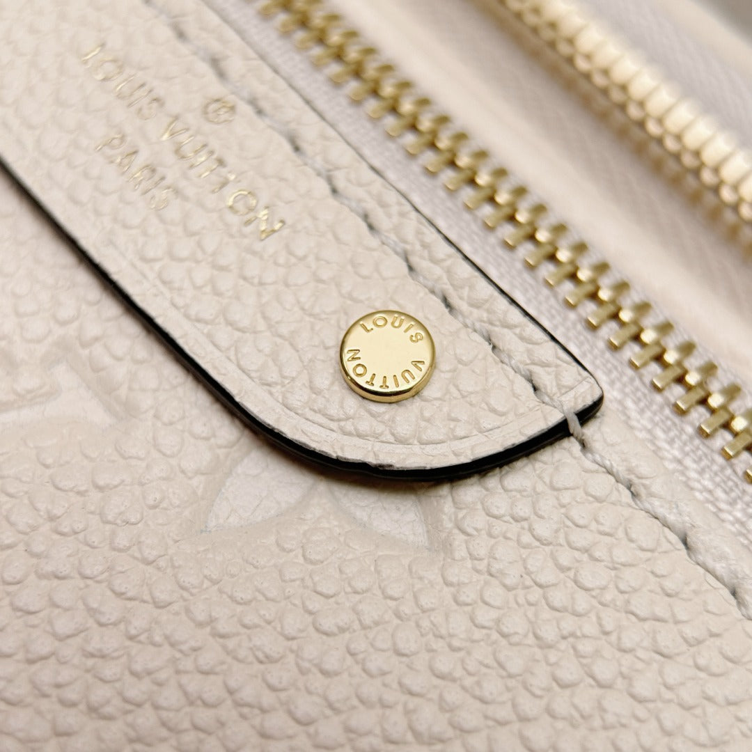 Mini Bumbag White Empreinte Leather - Level X